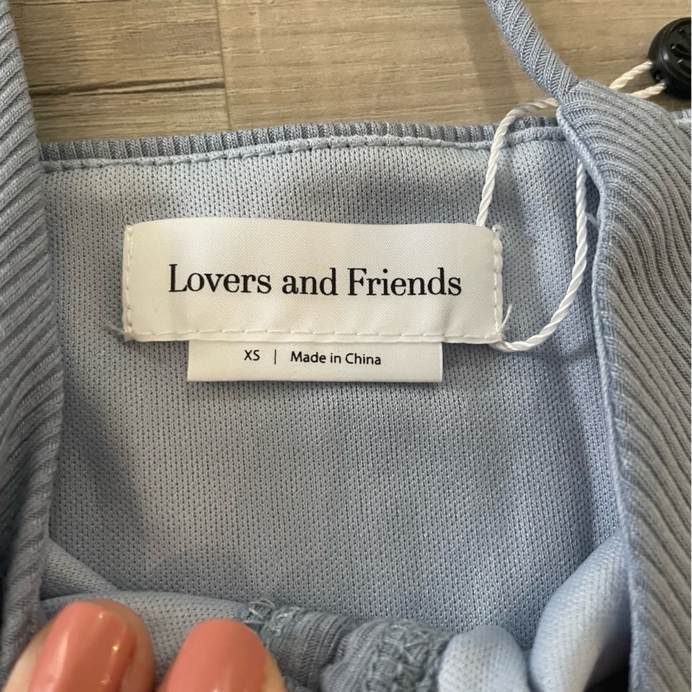 Lovers and Friends sherrie top in blue NWT - Picture 4 of 4